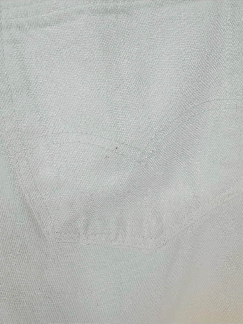 Levi's Men's 501 Original Fit Jeans Optic White